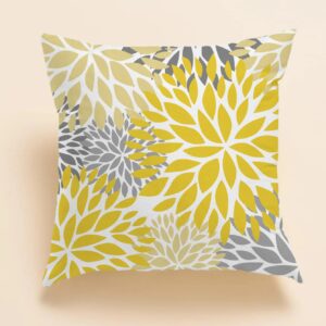 Funky floral cushion