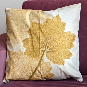 Autumn leaves cushion cover