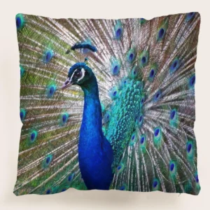 Peacock Cushion Cover - Cushco Cushion Covers