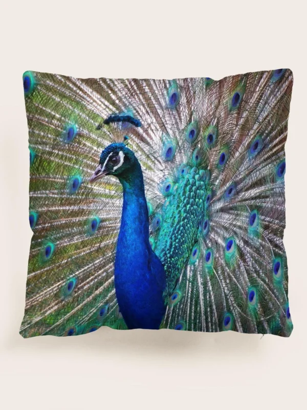 Peacock Cushion Cover - Cushco Cushion Covers