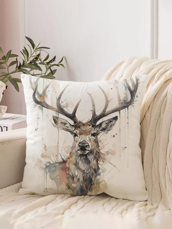 Stag in Watercolour - cushco cushion covers