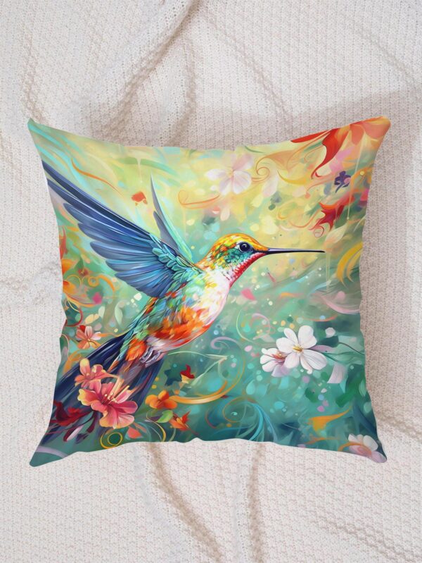 Hummingbird Paradise cushion cover